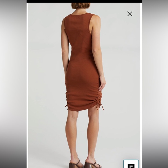 Good American Ruched Tank Dress Size 3 (Large) - Picture 5 of 7